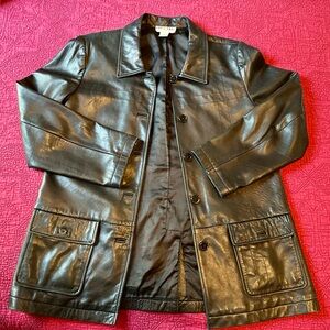 Vintage Black Leather Jacket by David Dart of 1990’s design fame Beverly Hills!
